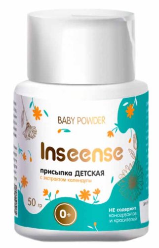 Inseense Присыпка с экстрактом календулы, 50 г