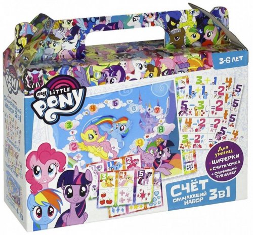 игрушка My Little Pony. Набор обучающий. 3в1. Счет. 03630