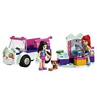 Lego Friends Конструктор Передвижной груминг-салон для кошек / цвет белый, фиолетовый, розовый