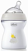 Chicco Бутылочка Natural Feeling с наклоном и флексорами, с 2 месяцев, 250 мл					