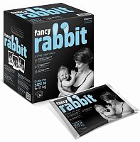 Fancy Rabbit Подгузники на липучках, 6-11 кг, M, 32 штуки					