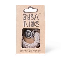 BUBA KIDS Плетеный держатель для пустышки Bibs / цвет Перламутр					