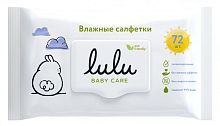 Lulu Влажные салфетки детские, 72 штуки