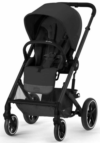 Cybex Прогулочная коляска Balios S Lux BLK / цвет Moon Black (черный)