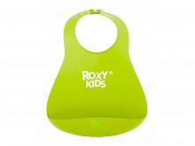 Roxy-Kids Нагрудник Roxy мягкий / зелёный